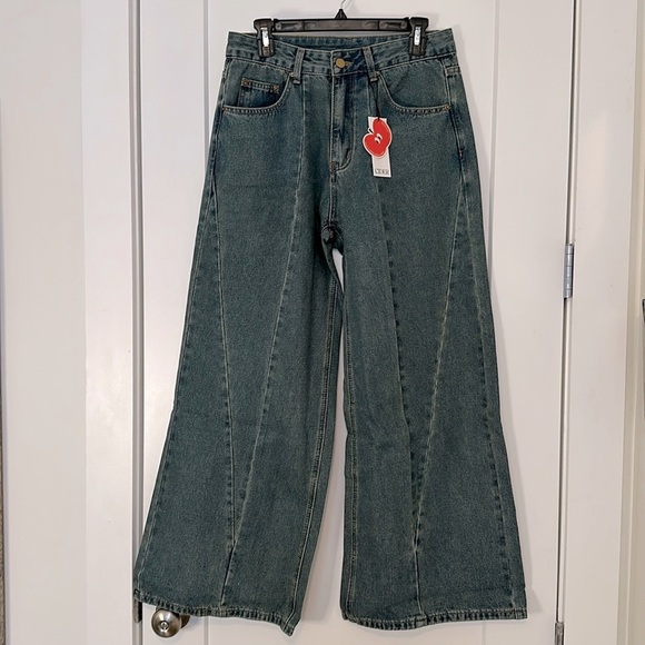 Cider High Waist Wide Leg Jeans - Picture 2 of 9